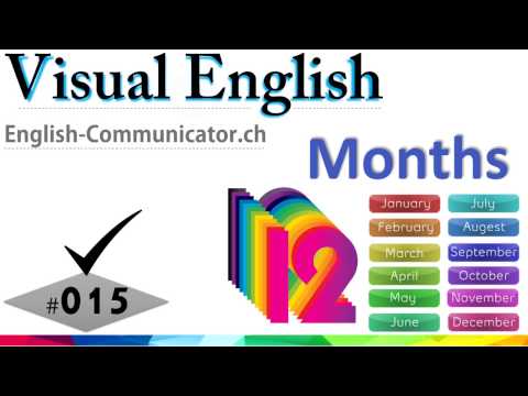 #015 Visual English Language Learning Practical Vocabulary Training Names of Days the Week